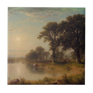 Zomer Middag (1865) - Keramische Tegels Tegeltje