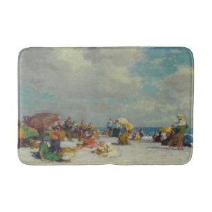 Zomer middag op het strand (door E.H. Potthast) Badmat