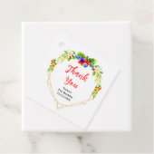 Zomer Mixed Berries verjaardagsfeest Dank u Bedankjes Labels (In situ)