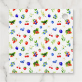 Zomer Mixed Berries verjaardagsfeest Dank u Bedankjes Labels (Achterkant)