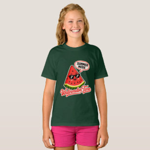 Zomer Mode Watermeloen Meisjes T-shirt