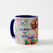 Zomer ~ Moeder en kind ~ Mok (Voorkant links)