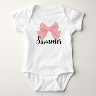 Zomer Naam Onthulling Betekenis Meisje Boog Modern Romper