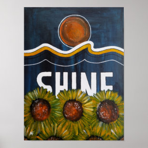 Zomer Nachten Schilderij van Alfred Fox Poster