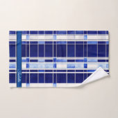 Zomer Navy Blue Boat Modern Stripes Collectie Bad Handdoek (Handdoek)