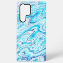 Zomer Ocean Blue Kleurrijke Abstracte Marmeren Tex