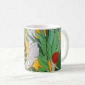 Zomer Oerwoud: Helder palmpatroon. Koffiemok (Voorkant rechts)