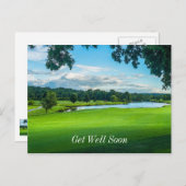 Zomer Op De Golfbaan Briefkaart (Voorkant / Achterkant)