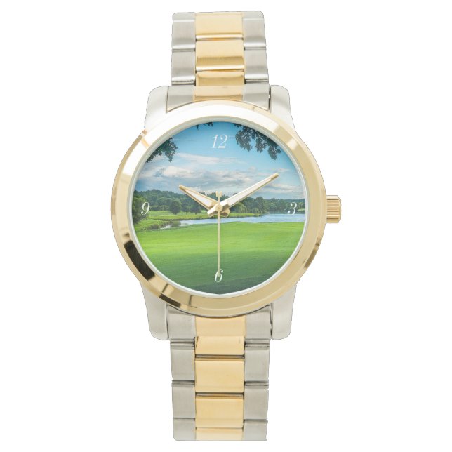 Zomer op de golfbaan horloge (Voorkant)
