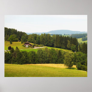 Zomer op het Oostenrijkse platteland Poster