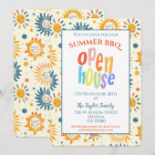 Zomer Open Huis Zonneschijn Kaart (Voorkant / Achterkant)