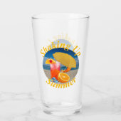 Zomer opschudden glas (Achterkant)