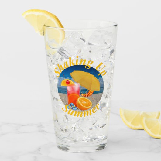 Zomer opschudden glas (Voorkant ijs)