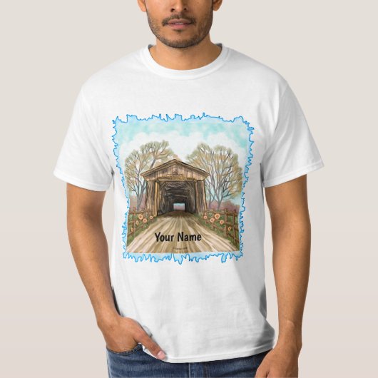 Zomer Overdekte Brug T-shirt (Voorkant)
