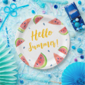 zomer papieren bordje (Feest)