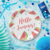 zomer papieren bordje (Feest)