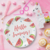 zomer papieren bordje (Feest)