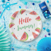 zomer papieren bordje (Feest)