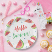 zomer papieren bordje (Feest)