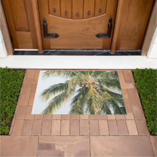 Zomer Paradijs Palm #1 #tropical #wall #art Deurmat