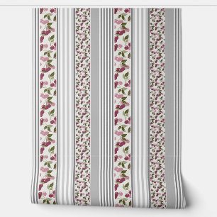 Zomer patroon van strepen van multi-gekleurde stof behang