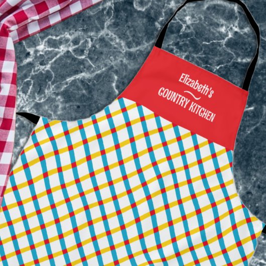 Zomer Picknick Plaid Schort