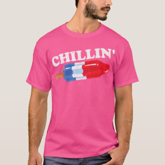 Zomer Popsicle Chillin Funny Bomb Retro 80S Pop G T-shirt