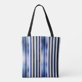 Zomer Populair Navy Blue Boat Stripes Collectie Draagtas (Achterkant)