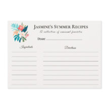Zomer Receptkaart | Citrus & Bloemrijke Keuken