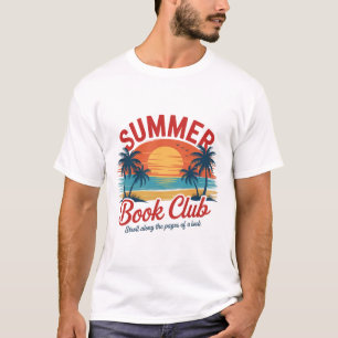 Zomer Retro Boekclub Grappige Strandvakantie 1 T-shirt