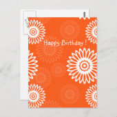 Zomer Rode Briefkaart (Voorkant / Achterkant)