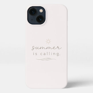Zomer Roept Minimalistische Aesthetische iPhone Ho 13 Hoesje