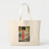 zomer rood grote tote bag (Voorkant)