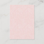 Zomer Roos Bloemen Details Informatiekaartje (Achterkant)