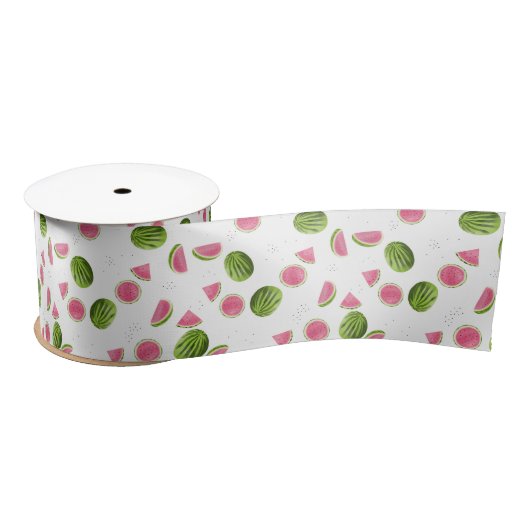 Zomer Roze & Groene Watermeloen Patroon Lint (Spoel)