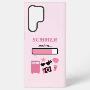 Zomer Roze Laden Samsung Galaxy Hoesje