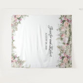 Zomer Rozen Tuin Bloemen Foto Achtergrond Wandkleed (Voorkant (horizontaal))