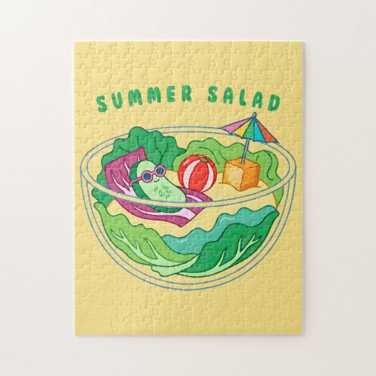Zomer Salade Legpuzzel (Verticaal)