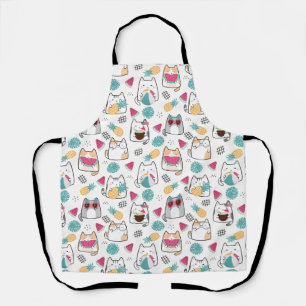Zomer Schattige Kattenpatroon Schort