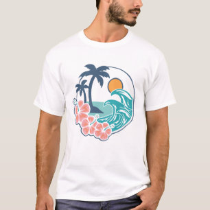 Zomer shirt, strand t-shirt