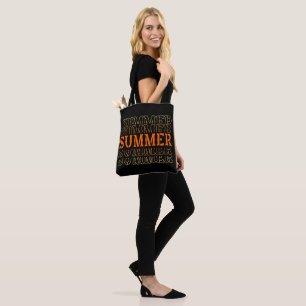 Zomer shoppingplezier draagtas