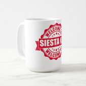 Zomer siësta sleutel- florida koffiemok (Voorkant links)