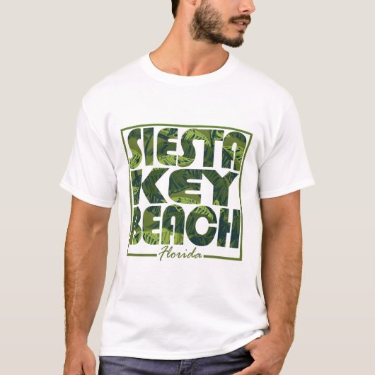 Zomer siësta sleutel- florida t-shirt (Voorkant)