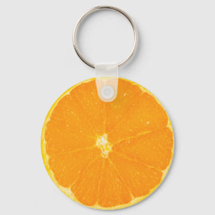 Zomer Sinaasappel Citrus Fruit Slice Sleutelhanger