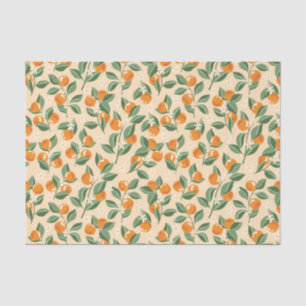 Zomer  Sinaasappels Boho Natuur Fruit Tissuepapier