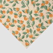 Zomer  Sinaasappels Boho Natuur Fruit Tissuepapier (Detail)