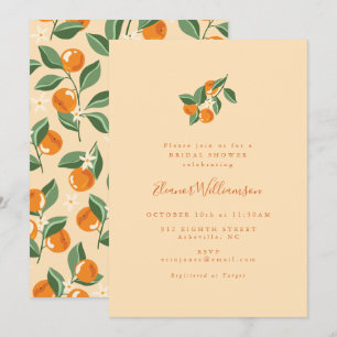 Zomer  Sinaasappels Boho Natuur Vrijgezellenfeest Kaart