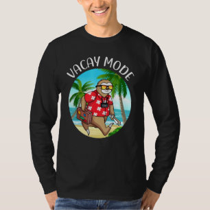 Zomer Sloth Sunrise Sunburn Sunset Herhaling Vacay T-shirt