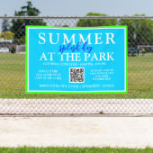 Zomer Splash Day in het park | Outdoor Event Sign Spandoek (Insitu)