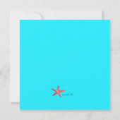 Zomer Splash Uitnodiging (Achterkant)